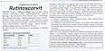 Suplement diety wzmacniający organizm, tabletki RUTINOSCORVIT