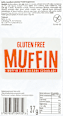 Bezglutenowy muffin z kawałkami czekolady Balviten