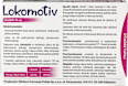 Suplemet diety na poprawę samopoczucia lokomocyjnego LOKOMOTIV, drażetki AFLOFARM