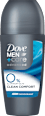 Deo Roll-On Clean Comfort Dove MEN+CARE