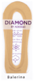 Tălpici ballerină sable Diamond