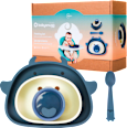 Set veselă pentru copii albastru babysnugg