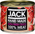 Teljes értékű állateledel kutyáknak, kacsahússal JACK
