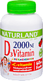 D3-vitamin forte + C-vitamin eper ízű rágótabletta NATURLAND