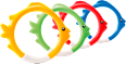 Wasserspielzeug Kinder Underwater Fish Rings keine Marke
