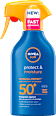 Sprej za zaščito pred soncem Protect & Moisture, ZF 50+ NIVEA SUN