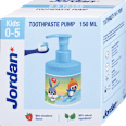 Detská zubná pasta v pumpičke Kids 0-5 rokov  Jordan