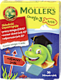 Suplement diety Żelki z tranem Omega-3 Rybki malinowe MÖLLER'S