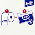 Feuchtes Toilettenpapier Sanft & Sensitiv Komfortbeutel Tempo