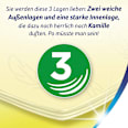 Toilettenpapier bewährt Kamille 3-lagig (16 x 150 Blatt) Zewa