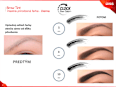 Súprava na farbenie obočia Brow Tint DIY Kit - Black KISS
