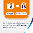 Toilettenpapier Smart 3-lagig (8x300 Blatt)  Zewa