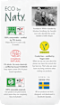 Feuchttücher ECO unparfümiert  Naty