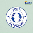 Taschentücher Box 100% Recycling-Fasern Danke