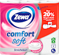 Comfort plus Toilettenpapier Streichelzart 4-lagig (9x120 Blatt) Zewa