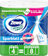 Küchenrolle Wisch&Weg Sparblatt Riesenrolle (4x148 Blatt) Zewa