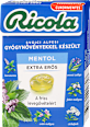 Extra mentol gyógynövény cukorka Ricola