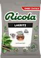 Bonbon, Lakritz, zuckerfrei Ricola
