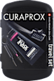 BLACK IS WHITE putni set za oralnu higijenu - crni CURAPROX