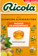 Bonbons Schweizer Alpenkräuter Ingwer Orangenminze zuckerfrei Ricola