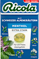 Bonbons Schweizer Alpenkräuter Menthol Extra Stark Ricola