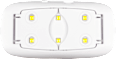 Lampada UV/LED 6W per smalto in gel semipermanente ARDELL