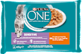 Nassfutter Katze Sensitive mit Huhn & Karotten, Multipack (4x85 g) PURINA ONE