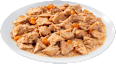 Nassfutter Katze Sensitive mit Huhn & Karotten, Multipack (4x85 g) PURINA ONE