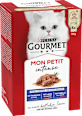 Nassfutter Katze mon Petit mit Tunfisch, Lachs & Forelle Purina Gourmet