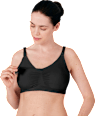 Abpump- und Still-BH Gr. L, 3-in-1, schwarz Medela