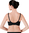 Abpump- und Still-BH Gr. L, 3-in-1, schwarz Medela
