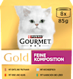 Nassfutter Katze Feine Komposition Multipack (8x85 g) Purina Gourmet