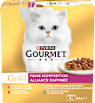 Nassfutter Katze Feine Komposition Multipack (8x85 g) Purina Gourmet