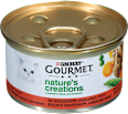 Hrană umedă pentru pisici cu vită şi mazăre Purina Gourmet
