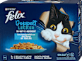 Nassfutter Katze Doppelt Lecker Geschmacksvielfalt aus dem Wasser Felix