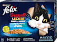 Nassfutter Katze Doppelt Lecker Geschmacksvielfalt aus dem Wasser Felix