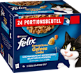 Nassfutter Katze, Sensations Gelée - Geschmacksvielfalt aus dem Wasser, Multipack (24x85  g) Felix