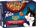 Nassfutter Katze Sensations Gelees Geschmacksvielfalt vom Land Felix