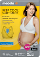 Nočná tehotenská a dojčiaca podprsenka Keep Cool, veľ. M - biela/čierna Medela