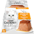 Nassfutter Katze Mousse mit Huhn, Revelations (2 x 57g) Purina Gourmet