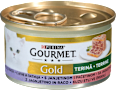 Gold vlažna hrana za odrasle mačke u konzervi - jagnjetina i pačetina Purina Gourmet