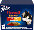 Nassfutter Katze, Geschmacksvielfalt vom Land in Gelee, Multipack (24x85 g) Felix