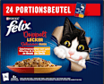 Nassfutter Katze, Geschmacksvielfalt vom Land in Gelee, Multipack (24x85 g) Felix