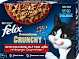 Nassfutter Katze Sensations Crunchy Geschmacksvielfalt vom Land Felix