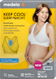 Nočná tehotenská a dojčiaca podprsenka Keep Cool, veľ. M - biela/čierna Medela