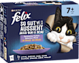 Nassfutter Katze So gut wie es aussieht Katzenfutter Gemischte Vielfalt in Gelee Felix