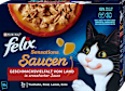 Nassfutter Katze Sensations Saucen Geschmacksvielfalt vom Land Felix