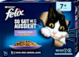 Nassfutter Katze So gut wie es aussieht Katzenfutter Gemischte Vielfalt in Gelee Felix