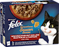 Nassfutter Katze Sensations Saucen Geschmacksvielfalt vom Land Felix