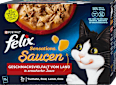 Nassfutter Katze Sensations Saucen Geschmacksvielfalt vom Land Felix